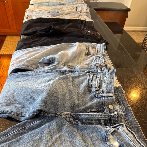 5 pairs  Men's jeans- Abercrombie and AE - Picture 3 of 16
